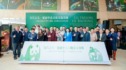 庆祝中法建交60周年大熊猫 金丝猴双宝文化艺术展在京启幕