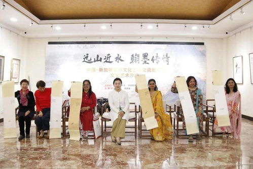 远山近水 翰墨传情 中国 新加坡国际文化艺术沙龙在京成功举办