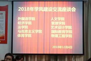 艺术与设计学院举办2018年学风建设经验交流会